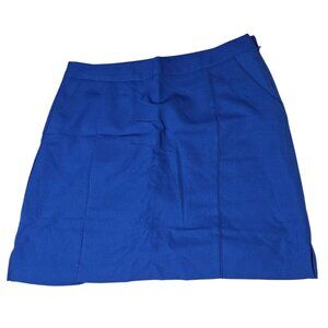 EP Pro Royal Blue Golf Skirt Womens Size 12 Tennis Side Zipper Short Mini